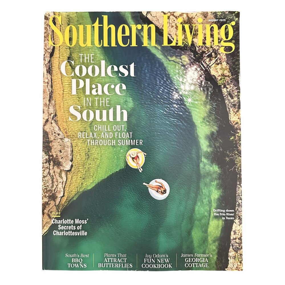 Southern Living Magazine August 2025 The Coolest Place in the South